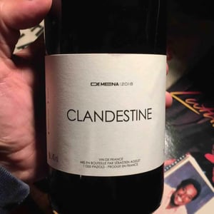 Domaine de Mena - Sébastien Agelet - Clandestine (rouge)