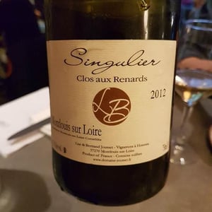 Clos aux Renards Singulier - Domaine Jousset - Lise & Bertrand Jousset 