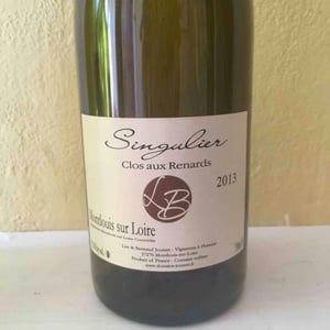 Clos aux Renards Singulier 2013