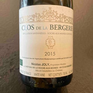 Clos de la Bergerie - Château de la Roche Aux Moines - Coulée de Serrant - virginie-nicolas-joly