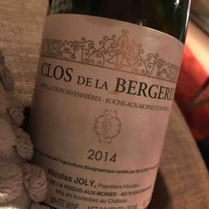Clos de la Bergerie - Château de la Roche Aux Moines - Coulée de Serrant - Virginie & Nicolas Joly 