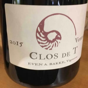 Clos De T Rouge - Clos de T. / Clos de Trias - Even A. Bakke 