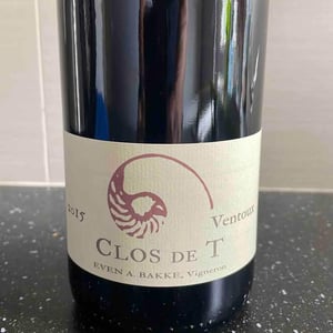 Clos De T Rouge - Clos de T. / Clos de Trias - Even A. Bakke 