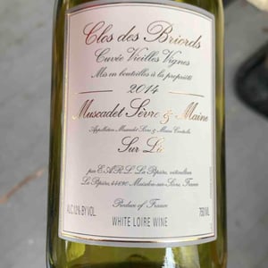 Clos des Briords 2014
