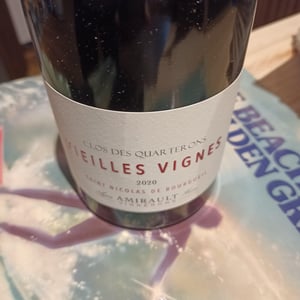 Clos des Quarterons Vieilles Vignes Rouge - Domaine Amirault - Agnès & Xavier Amirault -2020