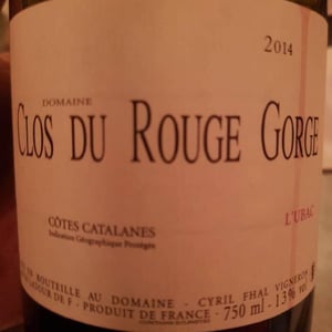 Clos du Rouge Gorge Rouge