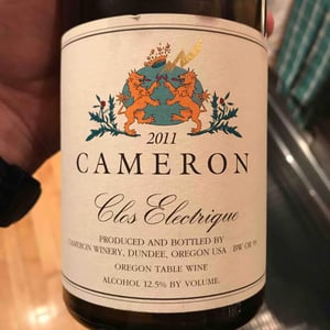 Clos Electrique - Oregon - cameron-winery