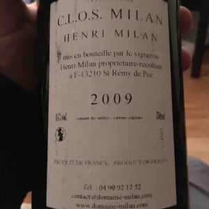 Clos Milan 2009 - Domaine Milan - emma-theophile-henri-milan