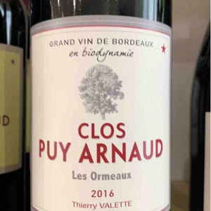 Clos Puy Arnaud - Clos Puy Arnaud - Thierry Valette -2016