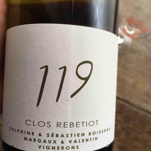 Clos Rebetiot 119 - Domaine La Vigne Mouton - margaux-calland-valentin-richoux