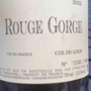 Col du loup - Clos du Rouge Gorge - Cyril Fhal -2019