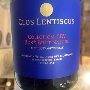 Colection CRV Rosé Brut Nature - Clos Lentiscus - manel-avino