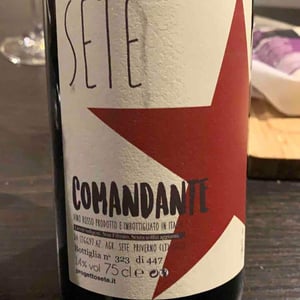 Comandante - Sete - Vini Naturali - Emiliano Giorgi, Arcangelo Galuppi, Martina D’Alessio 