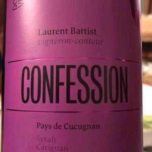 Confession - Domaine du Verdouble - Laurent Battist (CLOSED) 