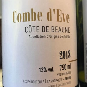 Côte-de-Beaune "Combe d'Ève" - Domaine Emmanuel Giboulot - emmanuel-giboulot