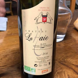 Côte de Blaye - Château La Haie - francois-decombe
