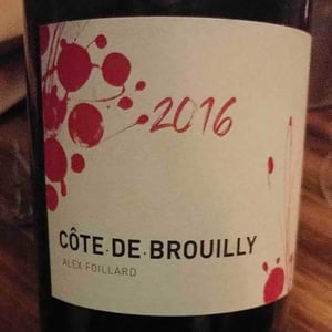 Côte de Brouilly 2016