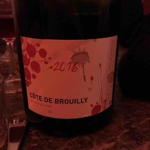 Côte de Brouilly 2016