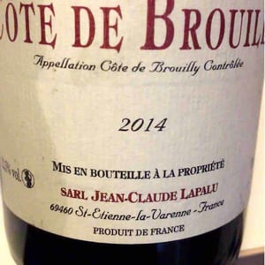 Côte de Brouilly - Jean-Claude Lapalu - Jean-Claude Lapalu 