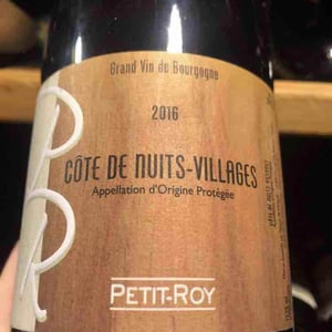 Côté De Nuit Villages - Domaine Petit-Roy - Seiichi Saito 