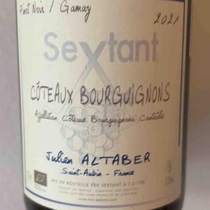 Côte De Nuits Villages - Sextant - Julien Altaber & Carole Schwab 