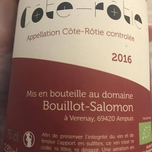 Côte Rôtie - Bouillot-Salomon - francois-claire-bouillot-salomon