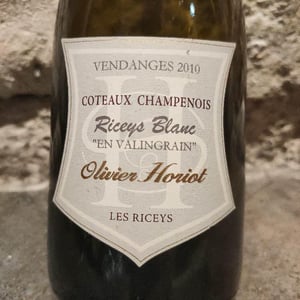 Coteaux Champenois Riceys Blanc "En Valingrain" - Champagne Olivier Horiot - olivier-horiot