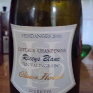 Coteaux Champenois Riceys Blanc "En Valingrain" 2010