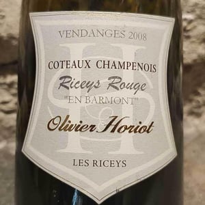 Coteaux Champenois Riceys Rouge "En Barmont" - Champagne Olivier Horiot - olivier-horiot