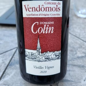 Côteaux Du Vendômois Rouge - Domaine Colin - pierre-francois-colin-patrice-colin -2020