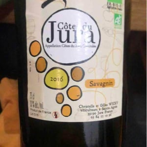 Côte du Jura Savagnin - Gilles Wicky - Christelle & Gilles Wicky 