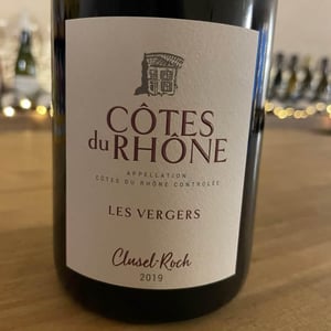 Côtes Du Rhône Les Vergers - Domaine Clusel-Roch - Gilbert Clusel, Brigitte Roch, Guillaume Roch -2019