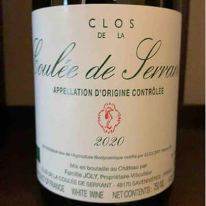 Coulée de Serrant - Château de la Roche Aux Moines - Coulée de Serrant - Virginie & Nicolas Joly 