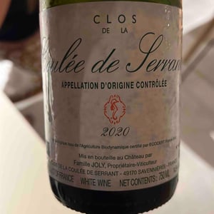 Coulée de Serrant - Château de la Roche Aux Moines - Coulée de Serrant - Virginie & Nicolas Joly 
