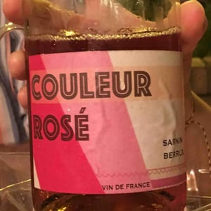 Couleur Rosé - Sarnin-Berrux - Jean-Pascal Sarnin & Jean-Marie Berrux 