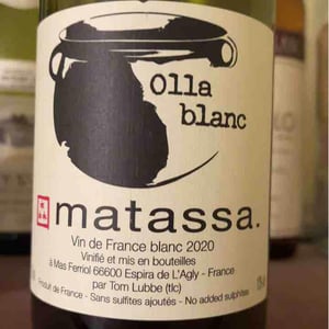 Domaine Matassa - Tom Lubbe - Olla Blanc