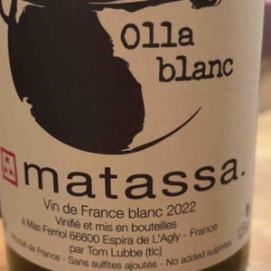 Olla Blanc - Domaine Matassa - tom-lubbe