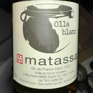 Domaine Matassa - Tom Lubbe - Olla Blanc