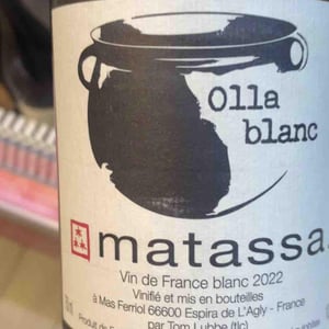 Olla Blanc - Domaine Matassa - Tom Lubbe 