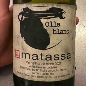 Domaine Matassa - Tom Lubbe - Olla Blanc