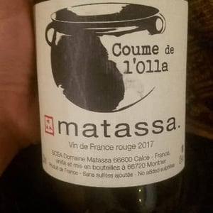 Domaine Matassa - Tom Lubbe - Coume de l’Olla Rouge