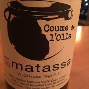 Domaine Matassa - Tom Lubbe - Coume de l’Olla Rouge