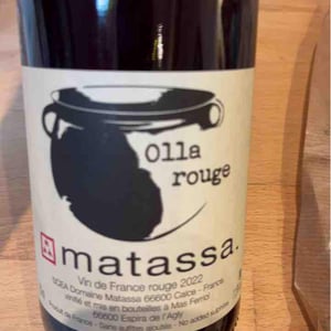 Domaine Matassa - Tom Lubbe - Coume de l’Olla Rouge