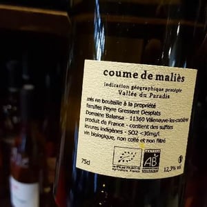 Domaine Balansa - Céline Peyre & Alex Gressent - Coume De Maliès