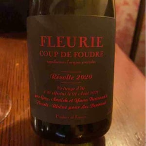 Coup de Foudre (Fleurie) 2020 - Les Bertrand - Guy, Annick & Yann Bertrand
