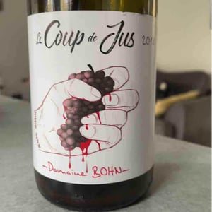 Coup de jus - Domaine Bohn - Bernard & Arthur Bohn -2020