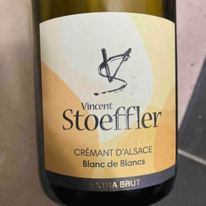 Crémant Blanc de Blancs Extra Brut - Domaine Vincent Stoeffler - Vincent & Adrien Stoeffler 