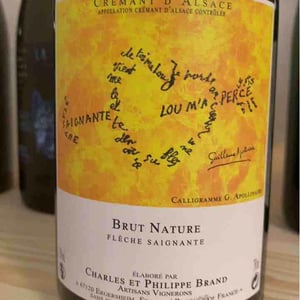 Crémant Brut Nature Flèche Saignante - Domaine Brand & Fils - philippe-brand