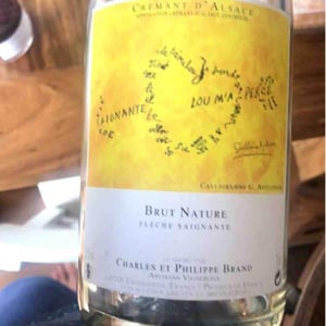 Crémant Brut Nature Flèche Saignante - Domaine Brand & Fils - philippe-brand
