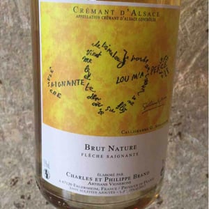 Crémant Brut Nature Flèche Saignante - Domaine Brand & Fils - philippe-brand